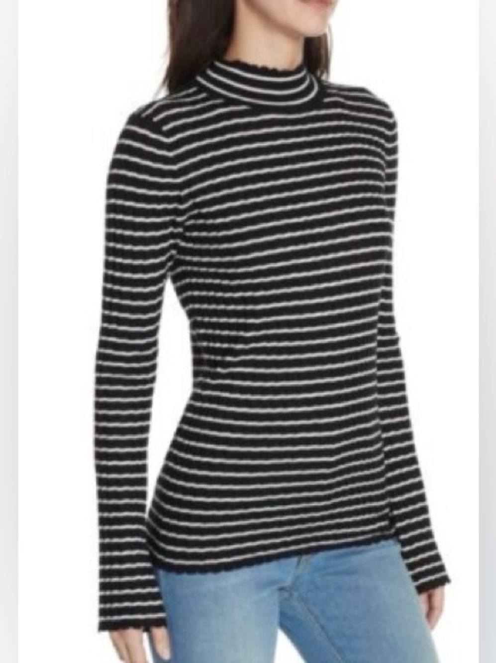 Joie Gestina Mock Neck Sweater Small